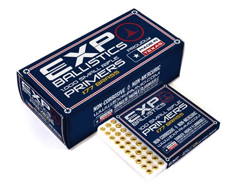 308 Marlin Express was designed to produce performance similar to the. . Exp ballistics primers